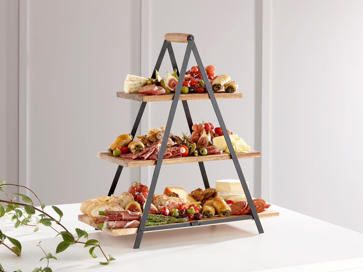 ladelle SERVE & SHARE Servierturm Akazienholz Lifestyle 1