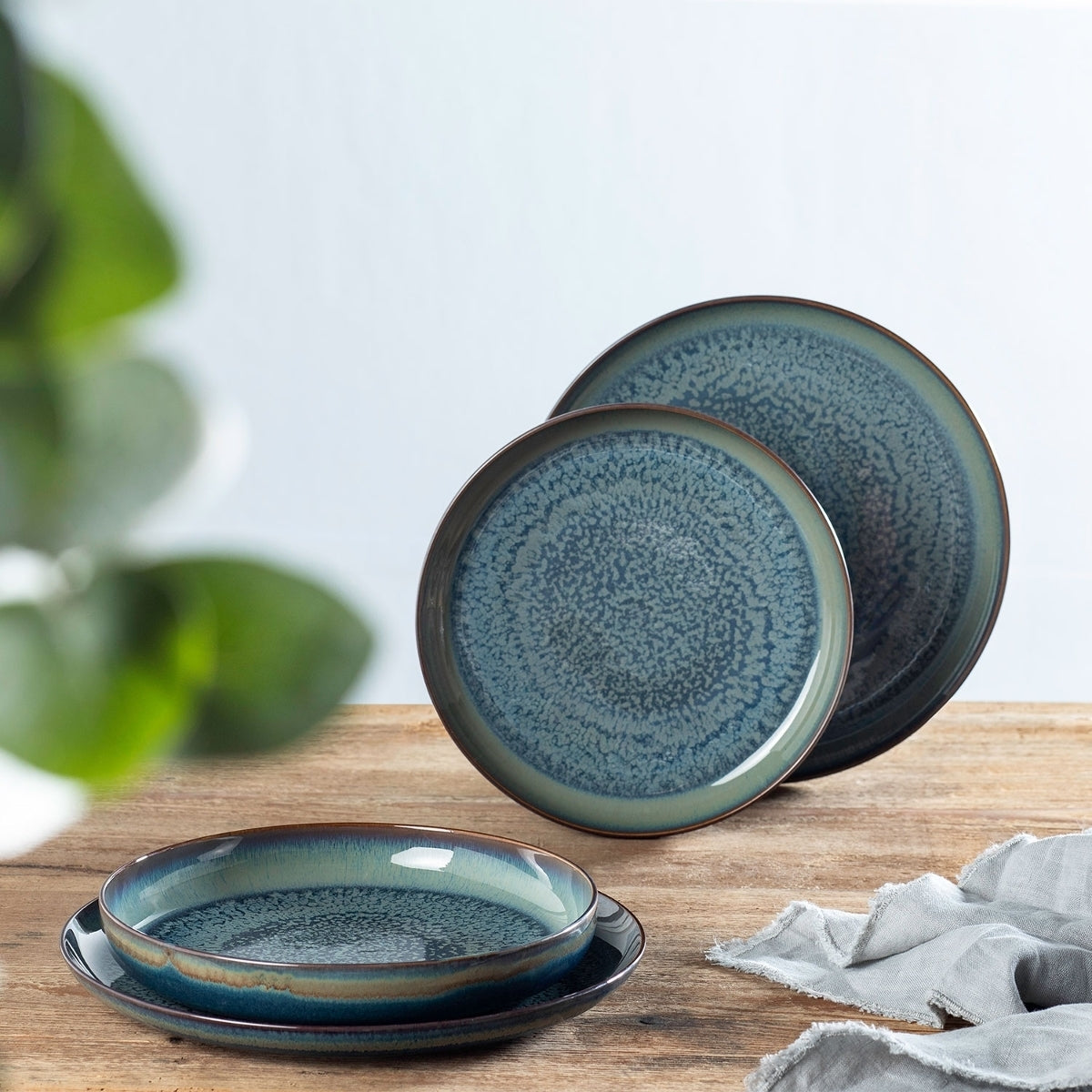like Villeroy & Boch Crafted Denim Tiefer Teller 21,5cm Set6 Lifestyle3