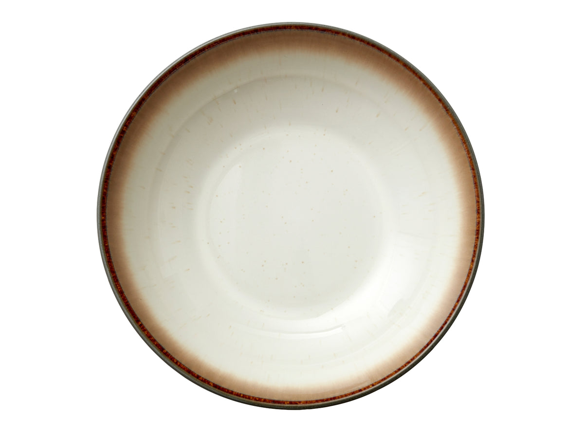 Bitz Pastateller matt grey / shiny cream 20 cm