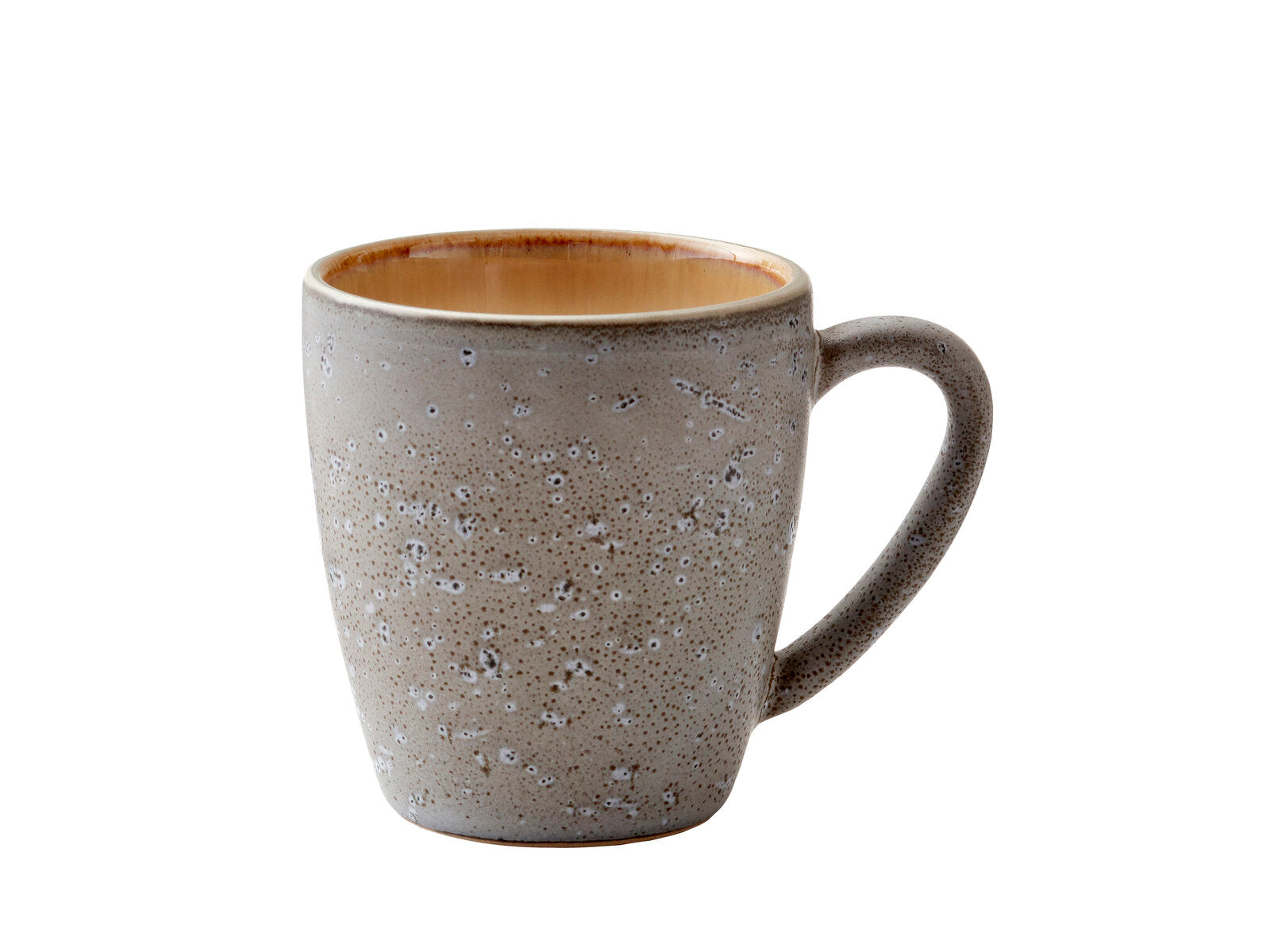 Bitz Becher mit Henkel klein grey / shiny cream 0,19 l