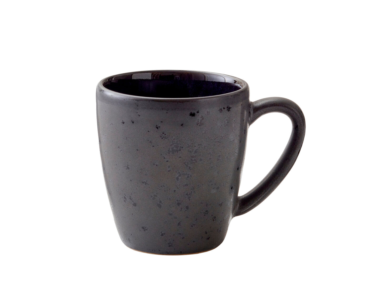 Bitz Becher mit Henkel klein black / darkblue 0,19 l