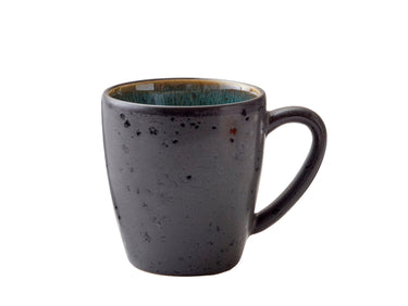 Bitz Becher mit Henkel klein black / green 0,19 l