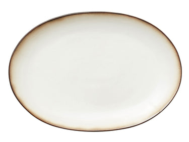 Bitz Platte black / cream 36 x 25 cm