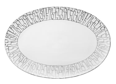 Rosenthal TAC Gropius Skin Platin Platte 25 cm