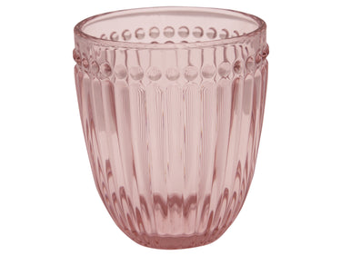 Greengate Alice Glass Water pale pink 9 cm
