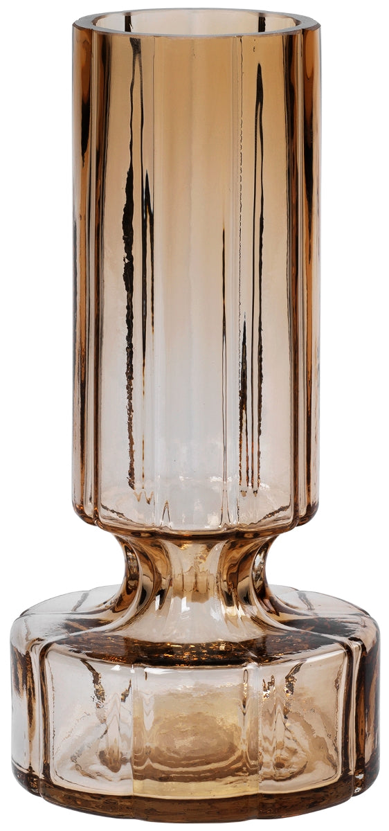 Broste Copenhagen Hyacint Vase Glas Indian Tan 24,9 cm