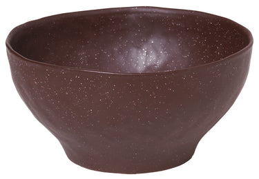 Broste Copenhagen Shape Puce Brown mit Struktur Schale 15 x 7,5 cm