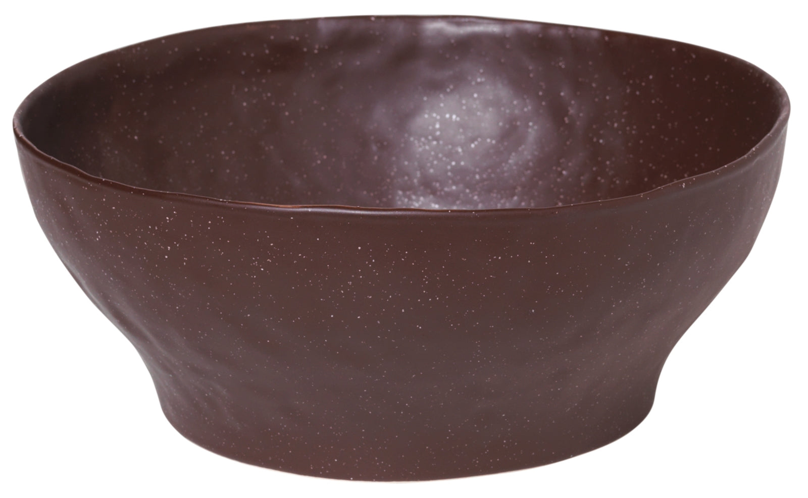 Broste Copenhagen Shape Puce Brown mit Struktur Schale 22 x 9 cm