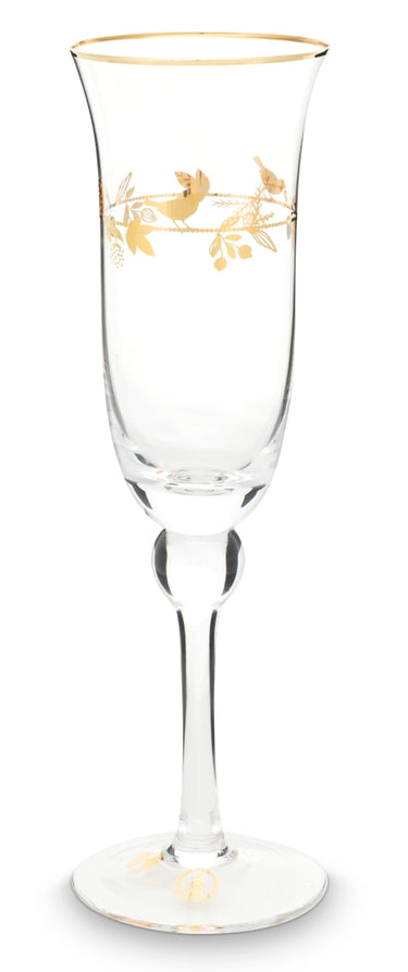 PIP STUDIO Winter Wonderland Gold Champagnerglas 0,22 l