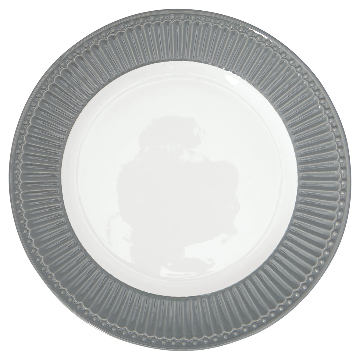 Greengate Alice Speiseteller stone grey 26,5 cm