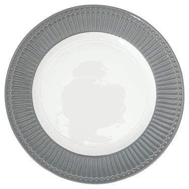 Greengate Alice Speiseteller stone grey 26,5 cm