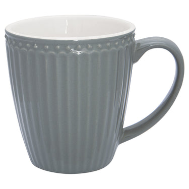 Greengate Alice Becher mit Henkel stone grey 0,4 l