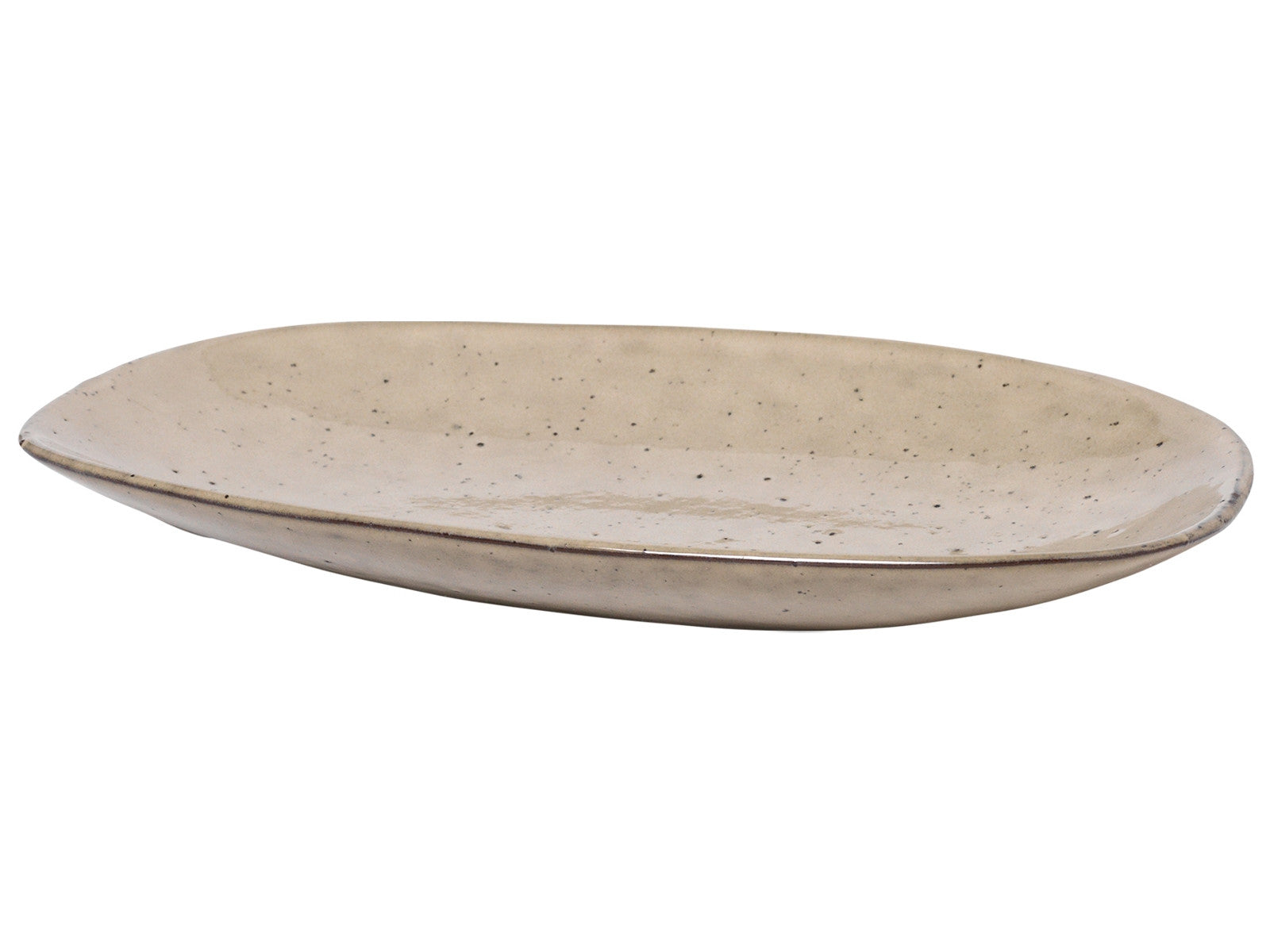 Broste Copenhagen Larni Beige Platte 20 cm Freisteller