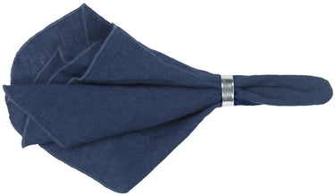 Broste Copenhagen Gracie Serviette Leinen Insignia Blue 45 x 45 cm