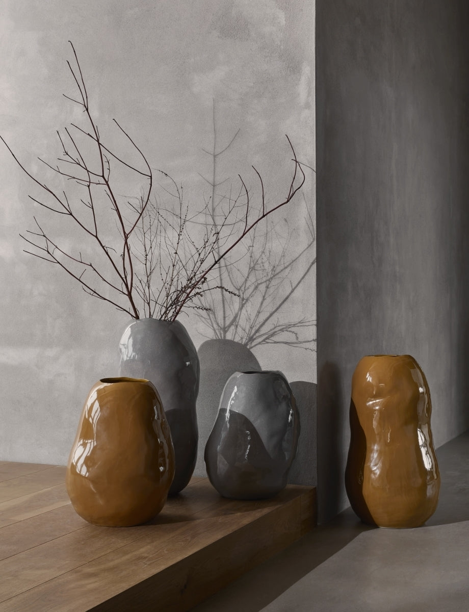 Broste Copenhagen Organic Vase Drizzle 43 cm