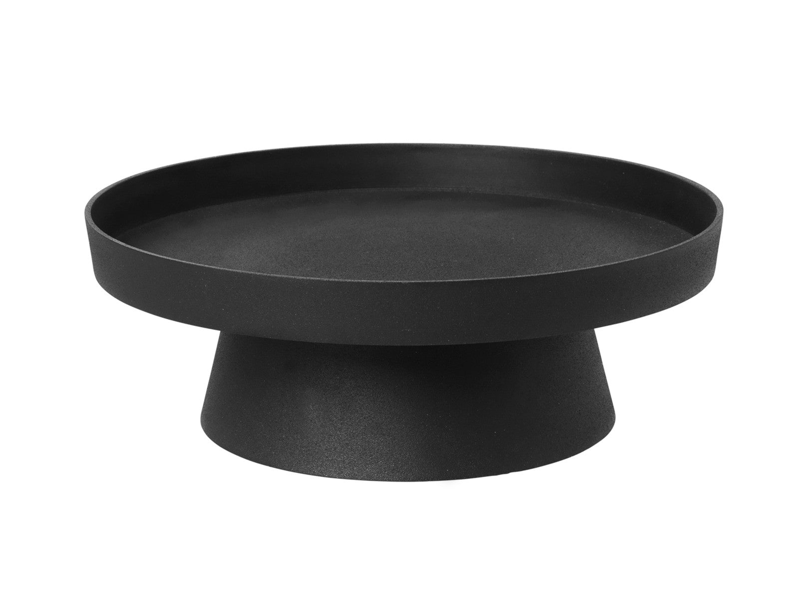 Broste Copenhagen Holger Kerzenplatte Alu black Ø 35 cm