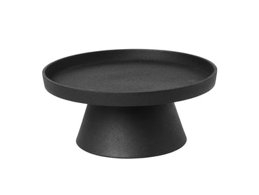 Broste Copenhagen Holger Kerzenplatte Alu black Ø 24 cm