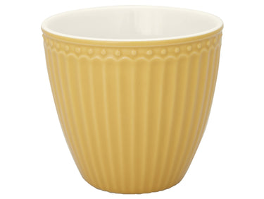 Greengate Alice Latte Cup honey mustard 0,3 l
