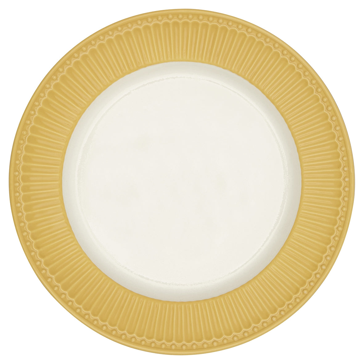 Greengate Alice Speiseteller honey mustard 26,5 cm
