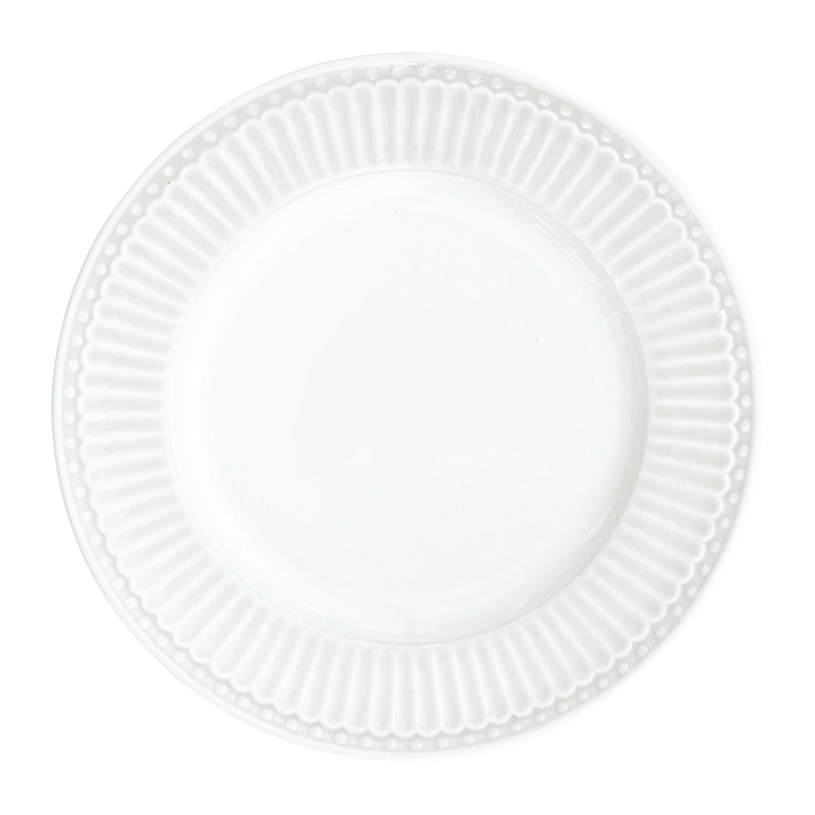 Greengate Alice Brotteller white 17,5 cm