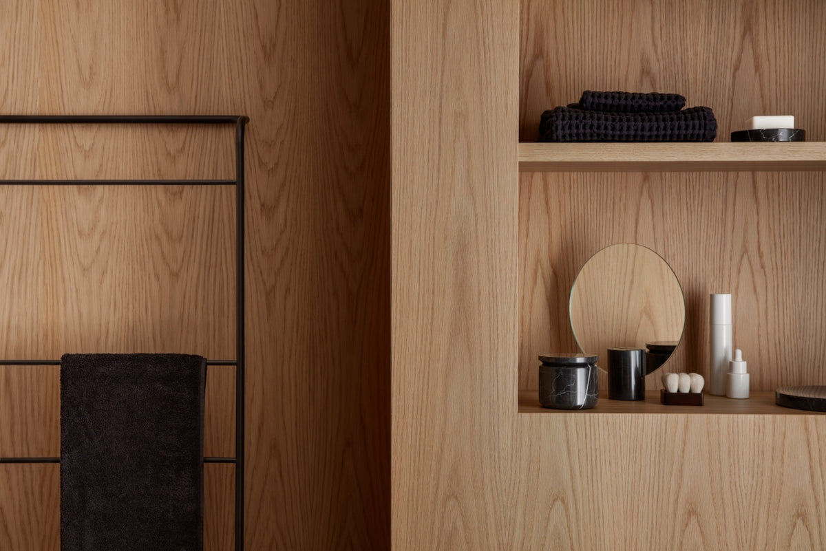 Blomus RIVA Sauna Handtuch Black 200 x 100 cm Lifestyle 1