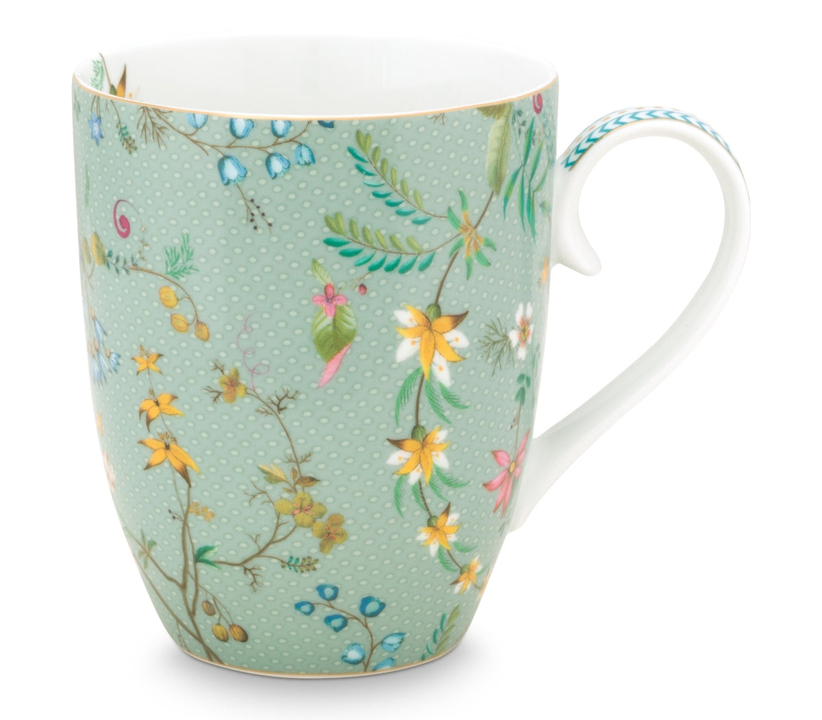 PIP STUDIO Jolie Flowers Blue Tee Set gross 3tlg.