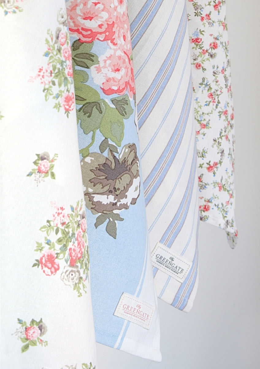 Greengate Nicola Stoffserviette pale blue 40 x 40 cm