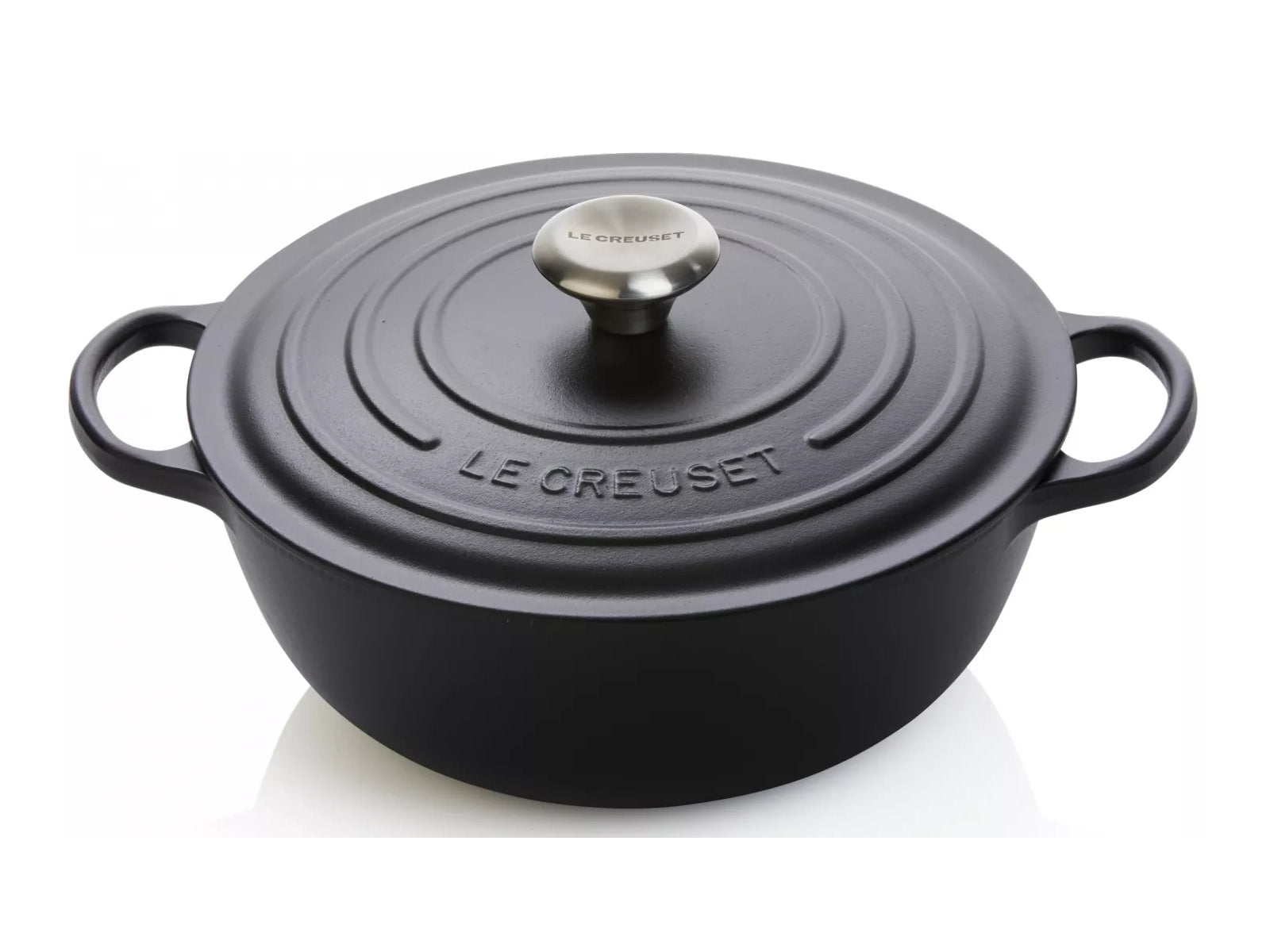 Le Creuset Bräter La Marmite Signature schwarz 26 cm