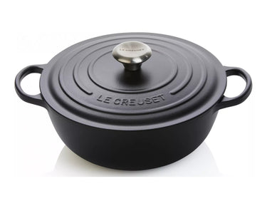 Le Creuset Bräter La Marmite Signature schwarz 26 cm