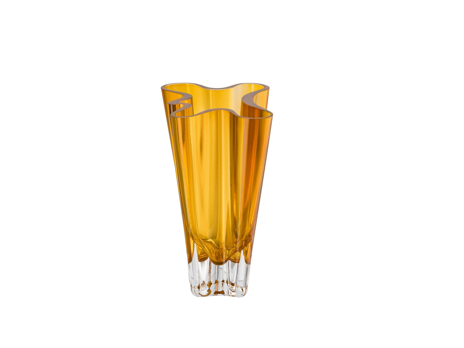Rosenthal Flux Vase amber 14 cm