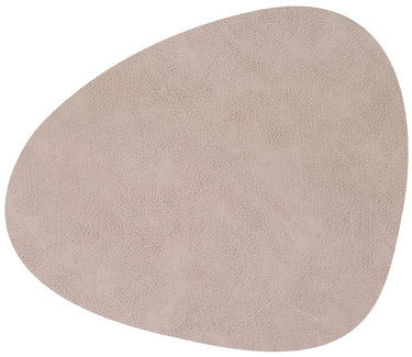 LIND DNA BULL Tischset Curve L warm grey 37 x 44 cm