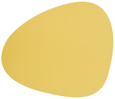LIND DNA NUPO Tischset Curve L yellow 37 x 44 cm