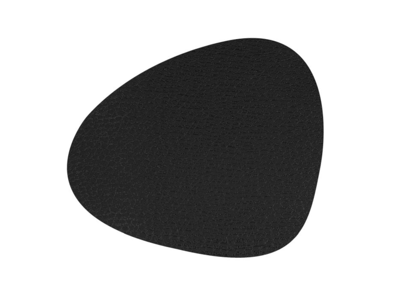LIND DNA LACE Tischset Curve L black 37 x 44 cm