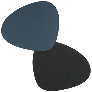 LIND DNA DOUBLE NUPO Tischset Curve dark blue/black