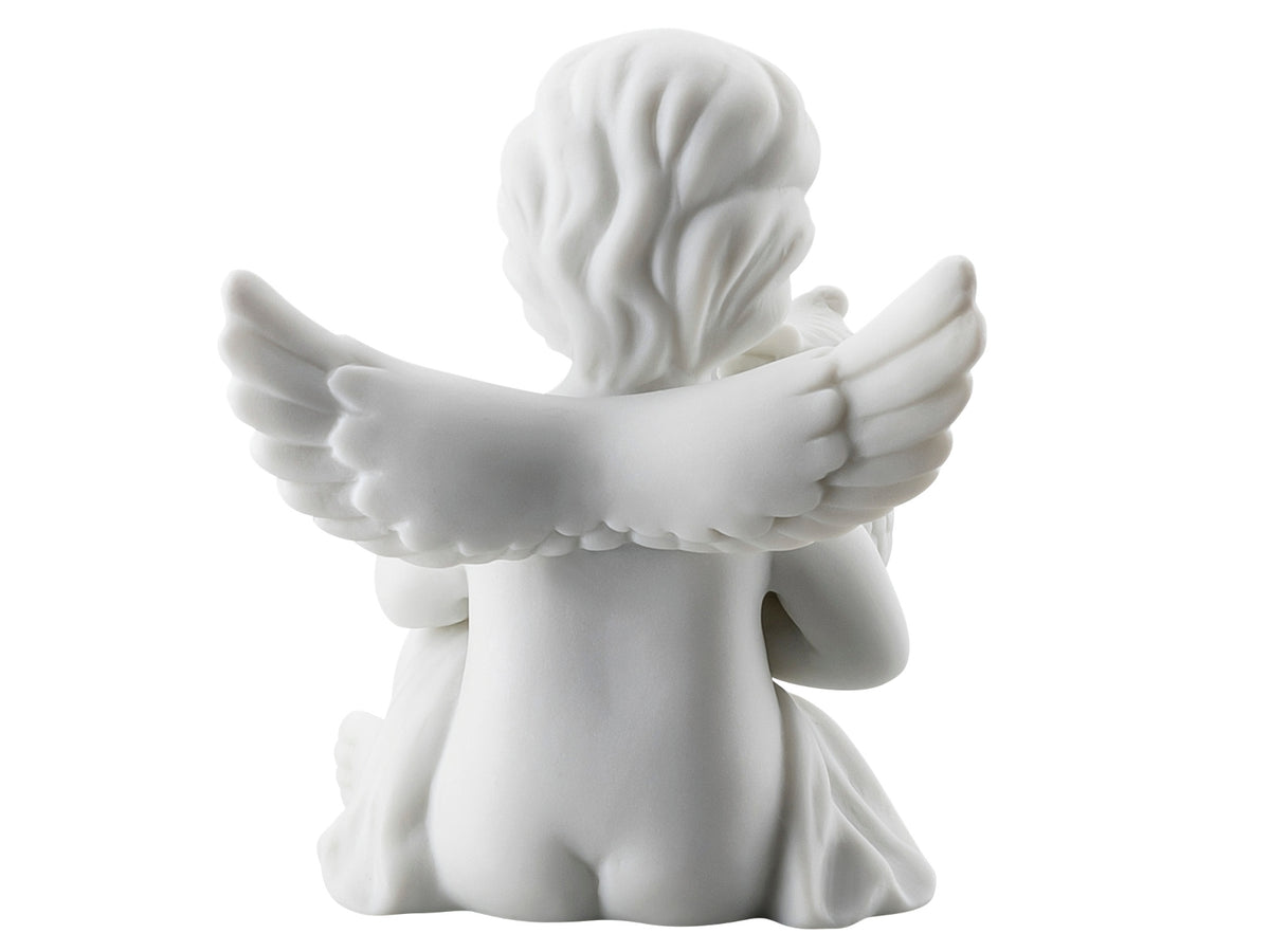 Rosenthal Engel klein weiss matt mit Eule 6 cm