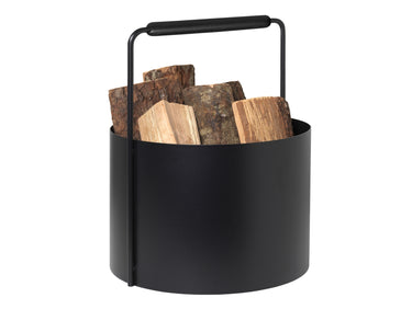 Blomus ASHI Holzkorb black oak 35 x 37 cm