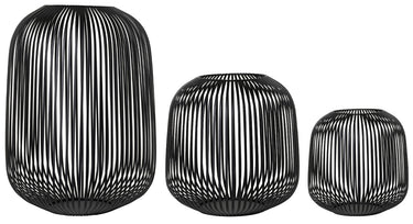 Blomus LITO Laterne schwarz Set 3tlg.