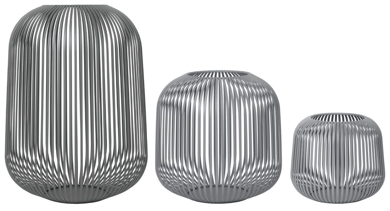 Blomus LITO Laterne steel gray Set 3tlg.