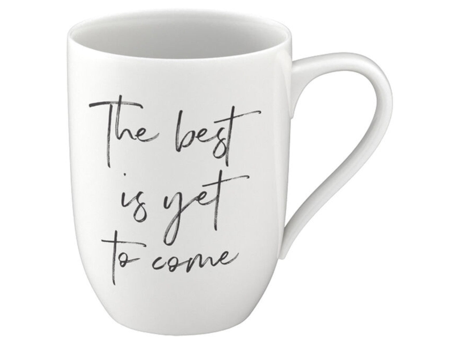 Villeroy & Boch Statement Becher m. Henkel The best is yet 0,34l Freisteller