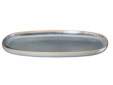 ASA SAISONS Platte oval denim 31 x 18 cm
