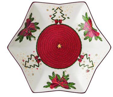 Hutschenreuther Nora Weihnachtszeit Sternschale 24 cm