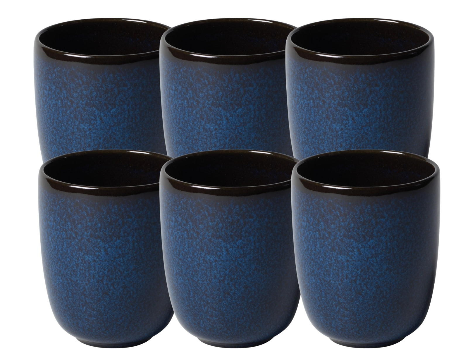 like Villeroy & Boch Lave bleu Becher ohne Henkel Set 0,4 l Set6