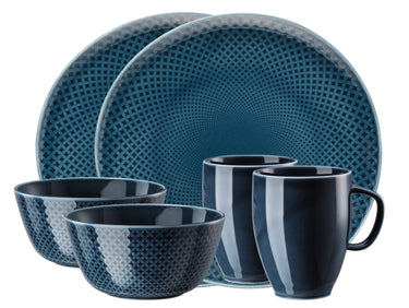 Rosenthal Junto Ocean Blue Frühstücksset 6tlg