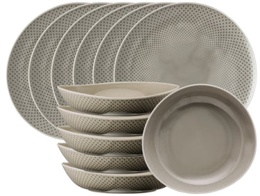 Rosenthal Junto Pearl Grey Tafelset 12tlg