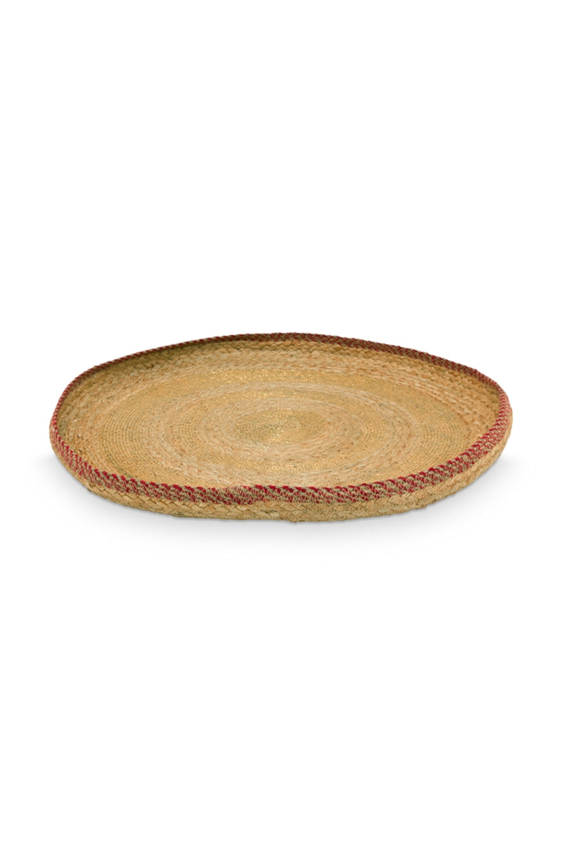 PIP STUDIO Winter Wonderland Jute Tablett Gold 55 cm