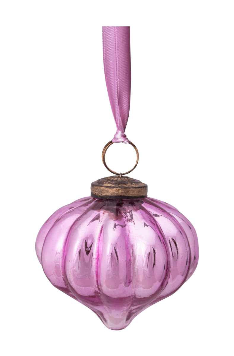 PIP STUDIO Ornament Glass Baumanhänger Light Pink 7,5 cm
