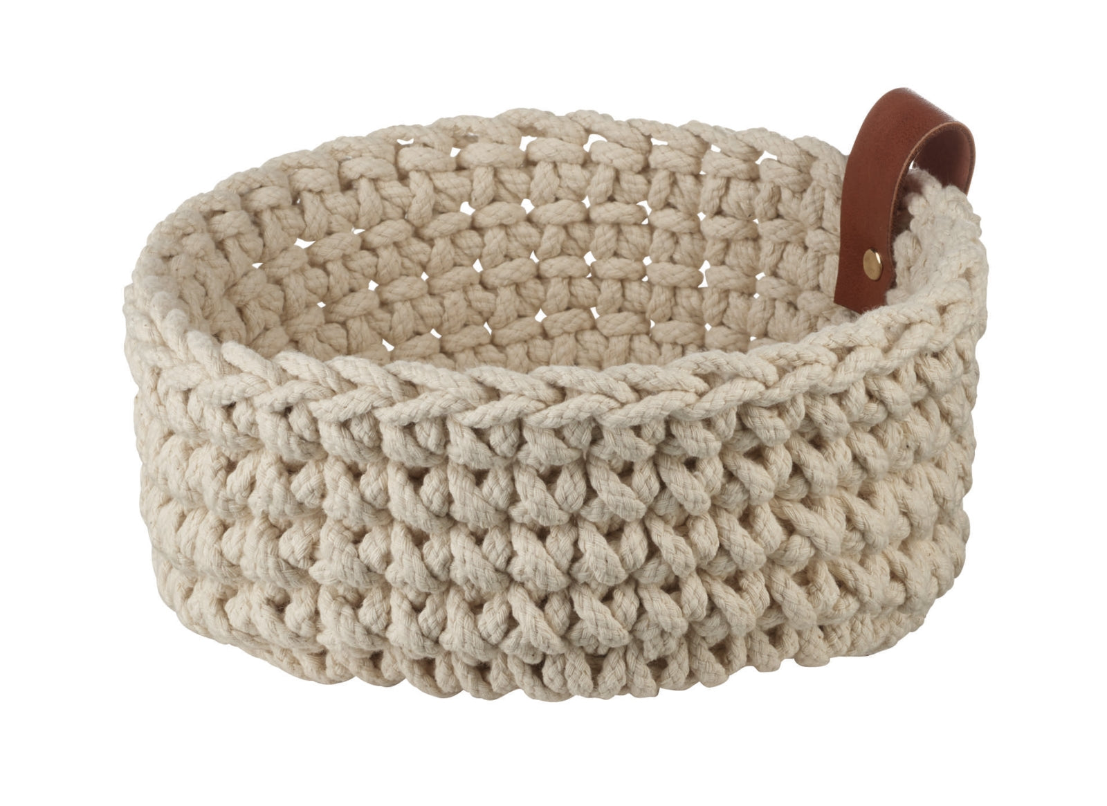 ASA Häkelkorb S ecru 17 cm