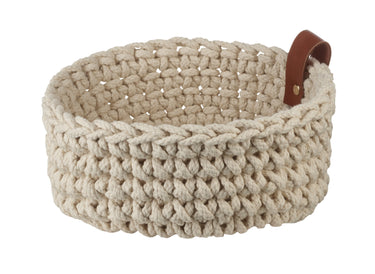 ASA Häkelkorb S ecru 17 cm