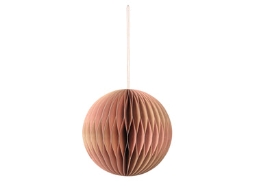 Broste Copenhagen BALL Papierhänger indian tan/dusty pink 13 cm