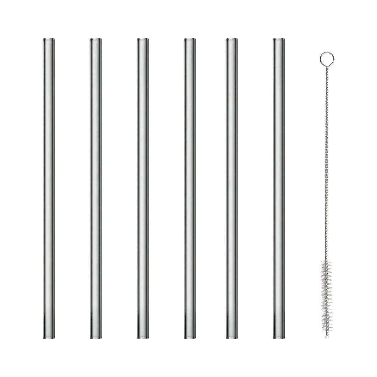 Blomus SALA Glastrinkhalme smoke Set6